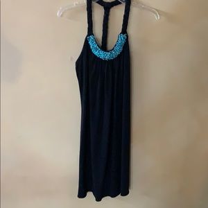Little black dress with a twist